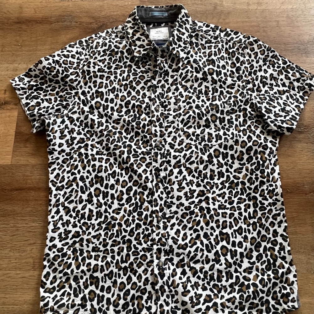Cheetah Print Shirt. In great shape.